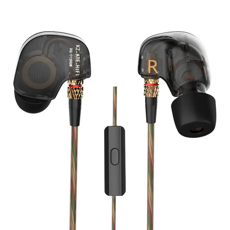 

Balanced Armature With Dynamic In-ear Earphone Driver Noise Cancelling Headset With Mic for Mobile Phone Music Player