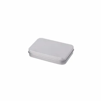 

101*69*20mm Tin Storage Box Organizer For Candy Small Things Metal Sealed Containers Quality Iron Boxes Cans 12PCS Storage Jars
