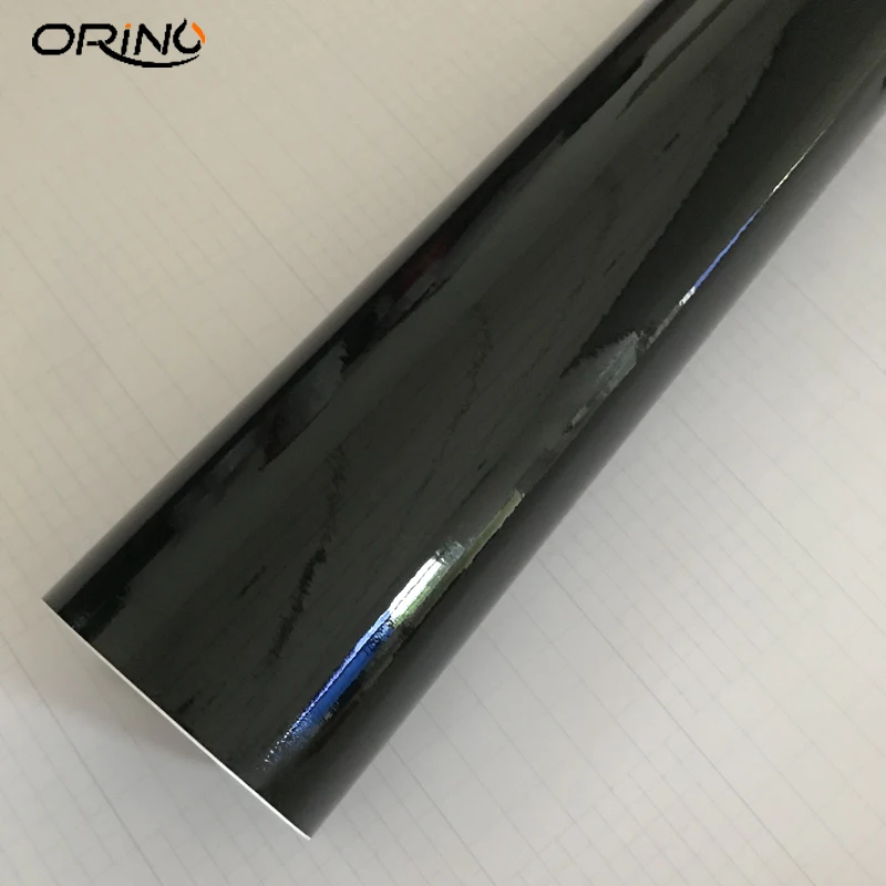 Black Glossy Vinyl Film Wrap-2