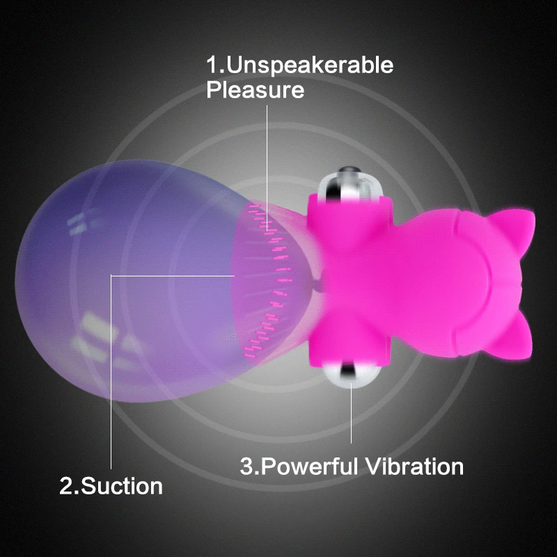 Vibrating Nipple Massager Breast Vibrator Female Masturbation Breast Enlarge Clitoral Stimulator Clit Sucker Sex Toys for Woman (4)