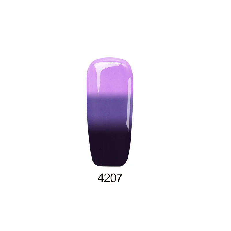 Docaty УФ-гель для ногтей 7 мл изменение температуры цвет геллак Полупостоянный праймер для ногтей замочить от светодиодный гель лак для ногтей - Цвет: 4207