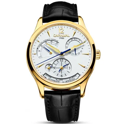 Relogio masculino Carniva Роскошные Брендовые Часы для мужчин сапфир reloj hombre световой водостойкий автоматический деловые часы для мужчин 2 - Цвет: NO 1