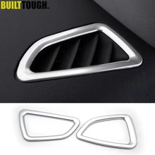 Для hyundai Tucson Хромированная передняя панель на вентиляционное отверстие, крышка на выходе, рамка, украшение, литье, объемный стиль автомобиля