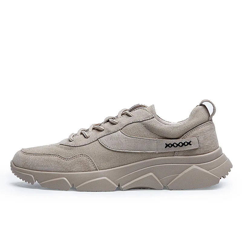 

Sneakers Male 2019 Summer New Breathable Mesh Recreational Shoe Male Manual Pig Eight Leather Casual Shoes For Men Boots