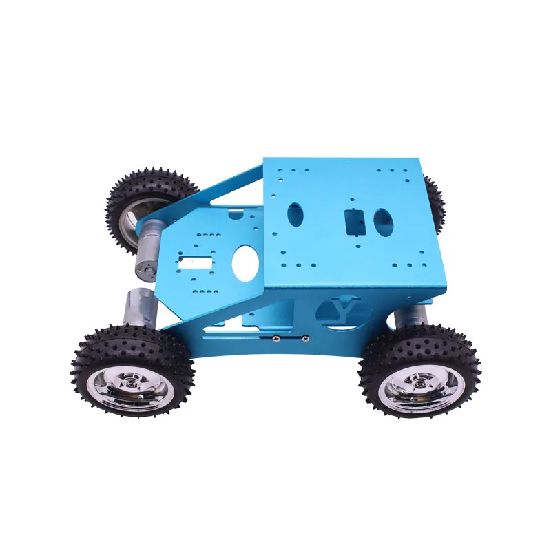 Aluminum alloy 4WD intelligent car robot chassis DIY frame motorDiy Wheeled Robotic Car Chassis Aluminum alloy 4WD intelligent car robot chassis DIY frame motorDiy Wheeled Robotic Car Chassis