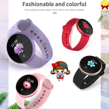 Для женщин 24 часа в сутки частота сердечных сокращений смарт-браслет трекер сна безопасности напоминание период Женский Смарт ip68 Водонепроницаемый для ios android телефон