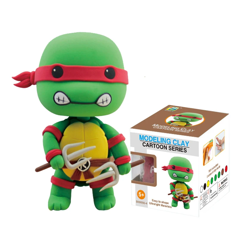 Wholesale Bonnie Clay DIY Ninja turtle Colored Cla...