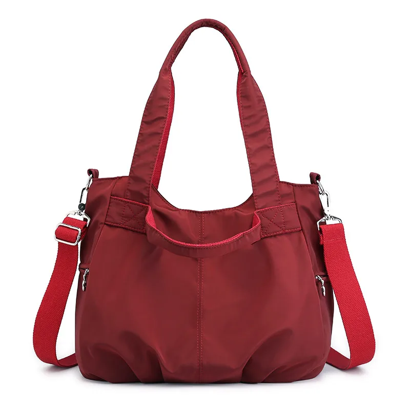 DIZHIGE брендовая Большая вместительная женская сумка, однотонные высококачественные сумки через плечо для женщин, роскошная Водонепроницаемая нейлоновая сумка-мессенджер, новинка