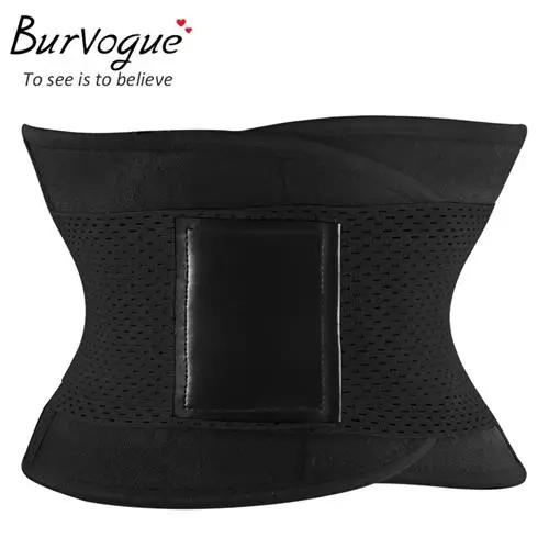 Корректирующее белье Burvogue для женщин, Корректирующее белье для похудения, утягивающее белье с поясом, Утягивающее утягивающее белье, Корректирующее белье, большие размеры, S-3XL - Цвет: Black