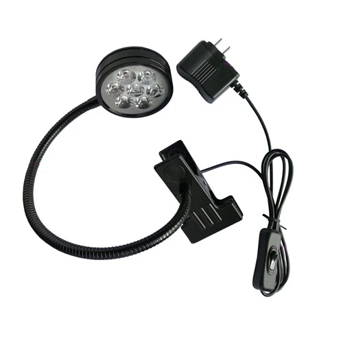 Мягкая труба 7 Вт UV LED черный свет Ультрафиолетовый 395nm прожектор зажим клип лампа