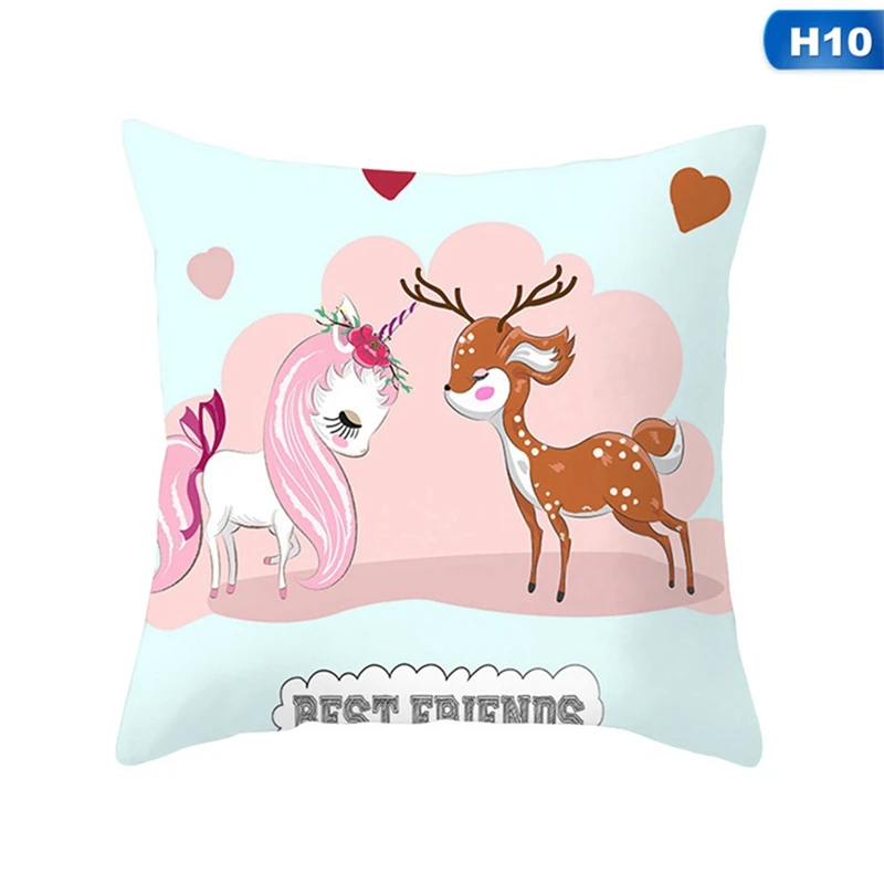 45x45cm Flamingo Unicorn Pillow Case Decorative Pillowcase -Unicorn Fashion HTB1zbtZXvvsK1Rjy0Fiq6zwtXXar