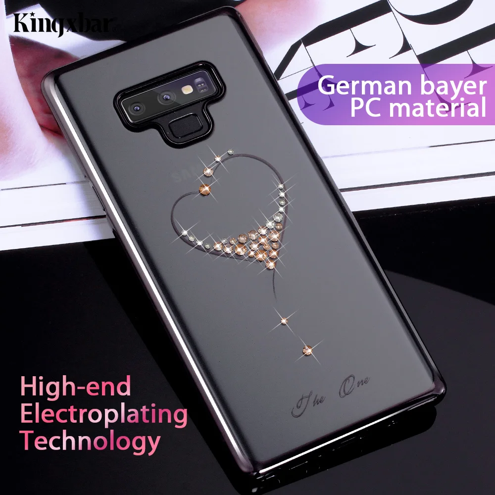 KINGXBAR Luxury Glitter Case for Samsung Galaxy Note 9 Thin Transparent Funda for Samsung Galaxy Note 9 Cover Diamond Cryatals   (3)