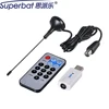 Superbat Digital USB 2.0 DVB-T+FM+DAB+SDR Stick Record Live TV 75ohm Input Antenna Aerial 120cm Cable TV Connector ► Photo 3/5