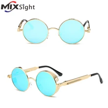 ZK20 круглые металлические велосипедные очки, защитные очки, Прямая поставка, рабочие мужские защитные сварочные очки, брендовые дизайнерские ретро очки UV400