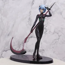 EVA Neon Genesis Evangelion Ayanami Rei Black Plugsui PVC Action Figure Collectible Model Toy 27cm