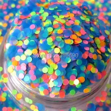 Неоновые Dots Блеск Смесь для нейл-арта или лак для ногтей, делая g364