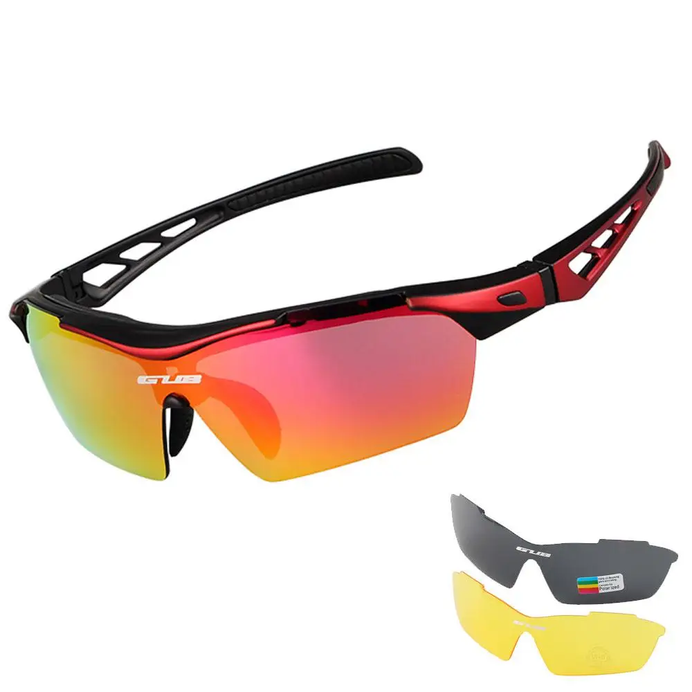 

Hot UV 400 Men Cycling Glasses Outdoor Sport Riding Fishing Ski Glasses Road Bike Cycling Eyewear Oculos Ciclismo GUB Sunglasses