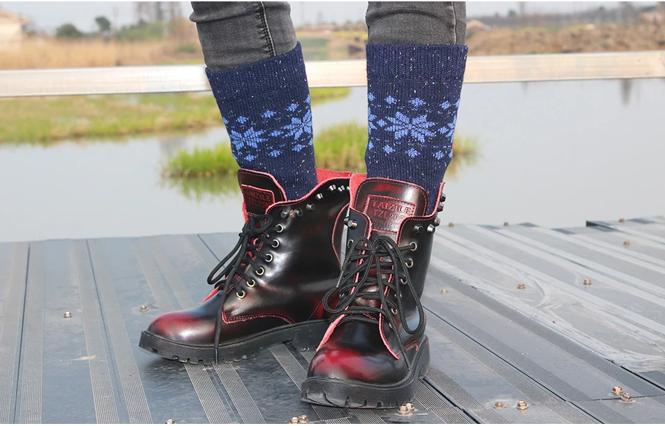 Мужские шерстяные носки из мериносовой шерсти высококлассные брендовые зимние теплые мягкие жаккардовые Coolmax компрессионный размер плюс мужской ботинок носки 2PK