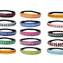 400 шт Кожа софтбол шов стежка оголовье светло-голубой белый