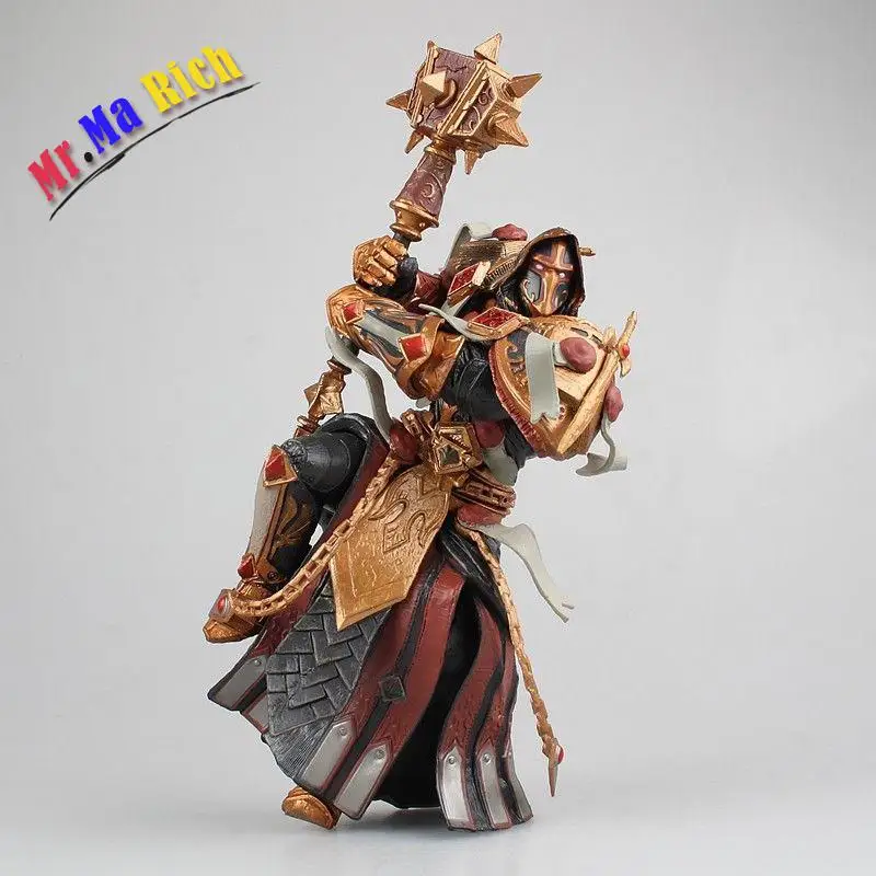 

World of Human Paladin Judge Malthred w/ Sulfuron Hammer Action Figure