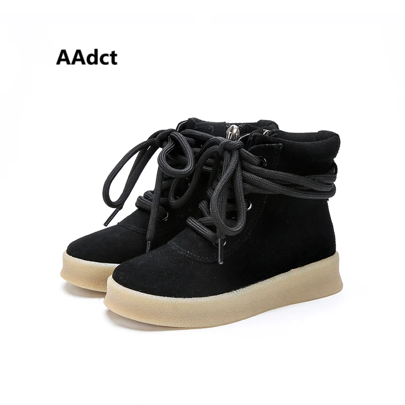 

AAdct 2018 casual girls boots Martin kids boots for boys fashion Brand autumn children shoes High-quality