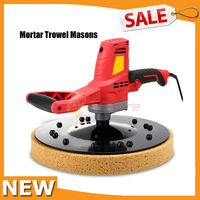 

220V Electric Concrete Epoxy Cement Mortar Trowel Masons Plastering Bucket Trowel Tool Wall Smoothing Polishing Machine
