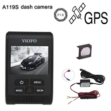 Originale VIOFO A119S Aggiornato V2 2.0 “Super-Condensatore Novatek 96660 HD 1080 p GPS Dell’automobile del Precipitare della Macchina Fotografica della camma DVR CPL hardwire cavo