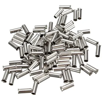 

100pcs Ferrules Ends Cable Housing End Non-Insulated Wire Strip Copper Ferrules 0.5mm2-6.0mm2