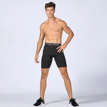 Спортивные мужские колготки, леггинсы, быстросохнущие эластичные баскетбольные шорты, спортивная одежда для бега, футбольные мужские Спортивные Компрессионные шорты