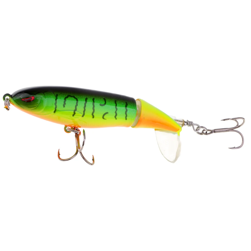 1Pcs 13g 100mm Topwater Fishing Lure Floating Lure Big Hard Bait Hooks Carp Bass Fake Fishing Lure 