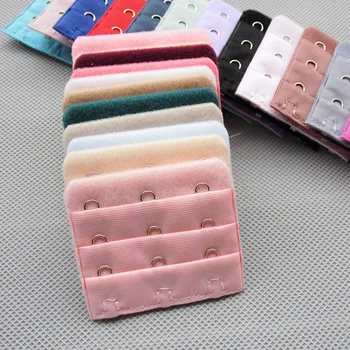 

New 2018 women Girl bra brassiere 3 Rows 3 Hooks Bra Clasp Strap Sewing Notion Tools Intimates Accessories Wholesale