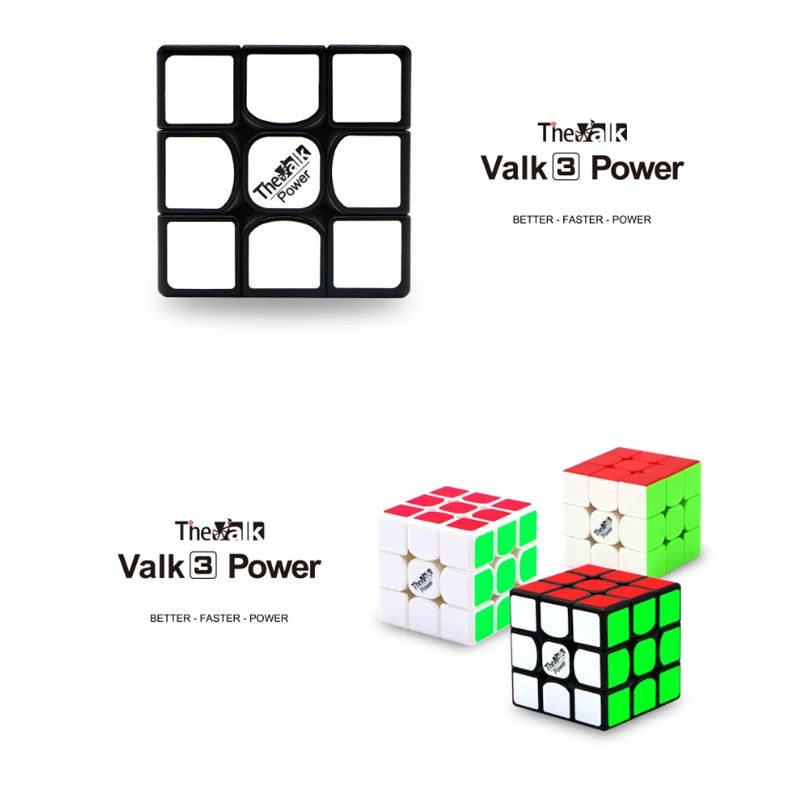 Qiyi VALK3 магнитная сила 3x3x3 Магия Головоломка Куб валк Power3 Магнитная обучения игрушка для детей головоломки Скорость Cubo