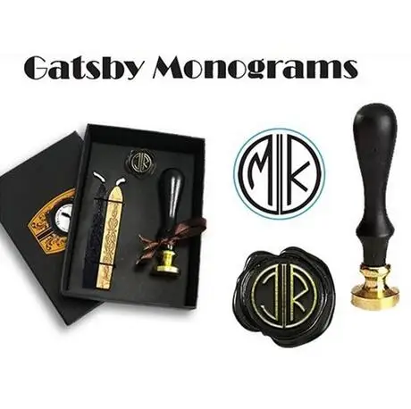 Gatsby оригинальная фотография|stamp kit|custom wax seal stampcustom |