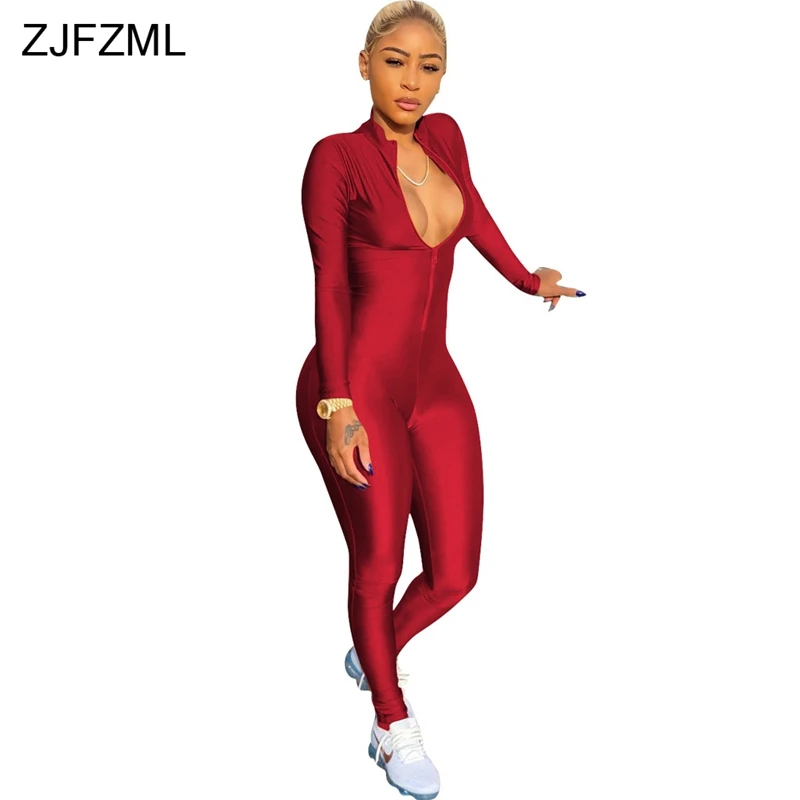 Aliexpress.com : Buy ZJFZML Front Zipper Sexy Party