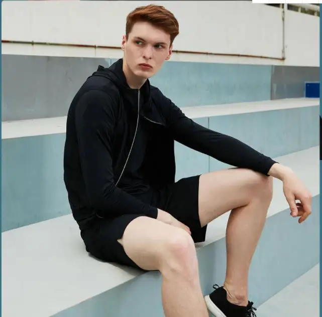 Xiaomi Cottonsmith мужские быстросохнущие спортивные пальто для фитнеса футболка с длинным рукавом шорты брюки дышащая толстовка с коротким рукавом