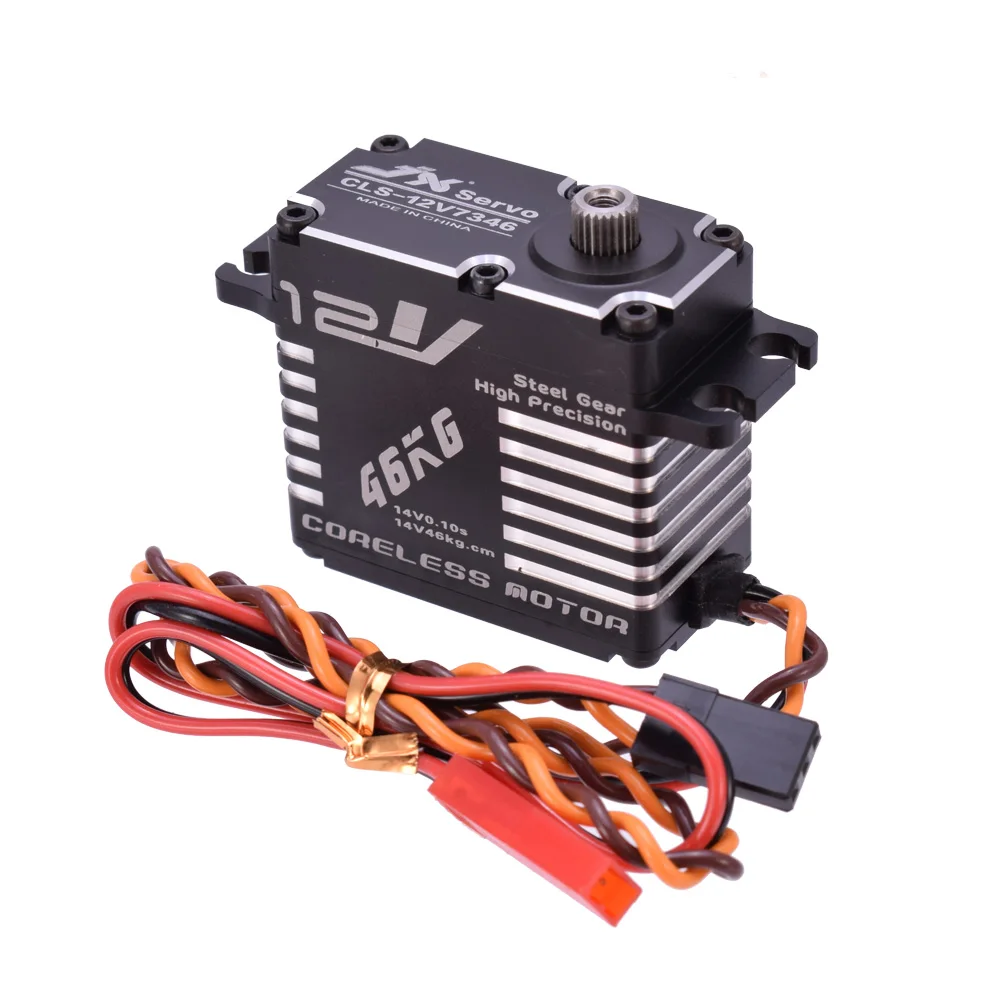 JX CLS 12V7346 46 кг 12V Servo 180 градусов HV Высокая точность Сталь Шестерни цифровой