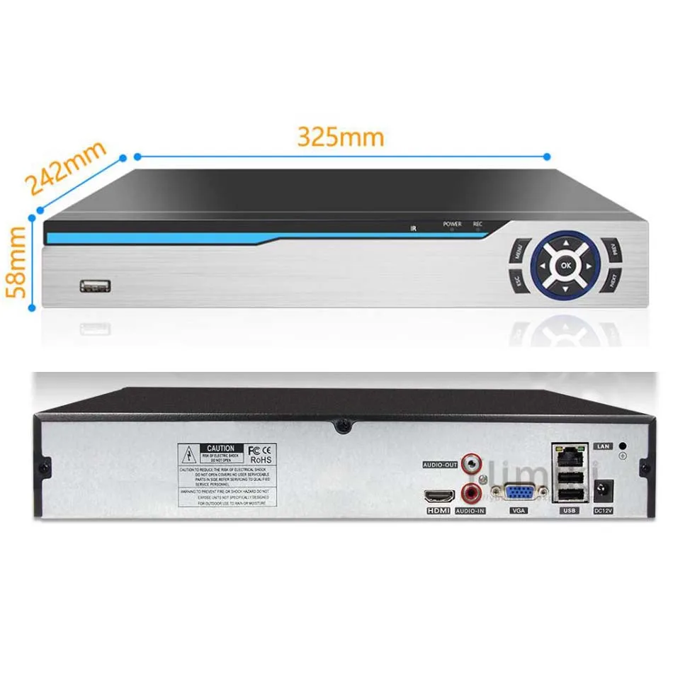

NVR case(support 2pcs HDD)