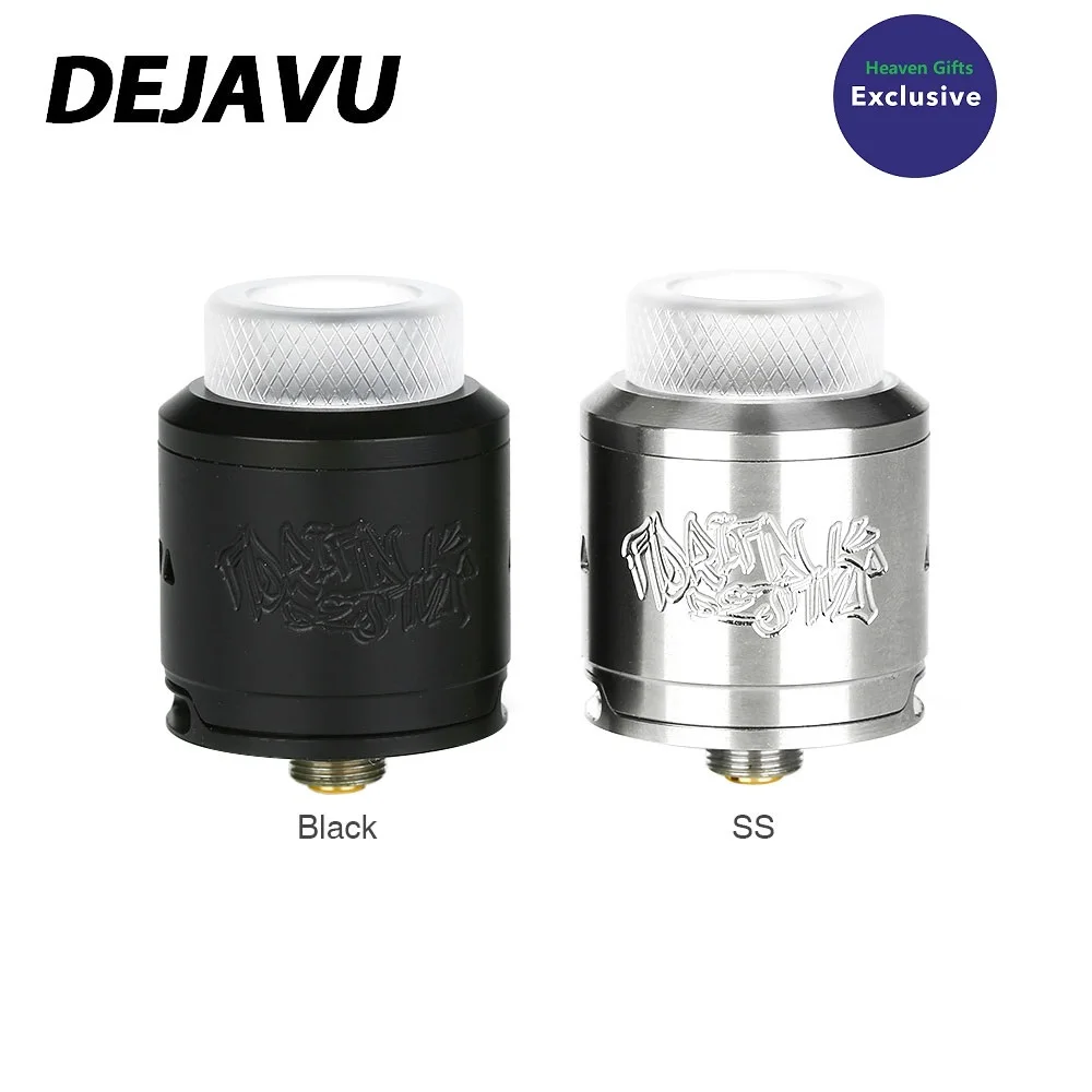 

Original DEJAVU RDA with Easy Dual Coils Building and A Bottom & Side Airflow 25mm RDA Vape Tank E Cig Fit Mod Box Vs Drop RDA
