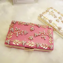 Neue 2017 Nette Mädchen Hochzeit Tasche Mode Perlen Abendtaschen Hochzeit Geldbörse Braut Kupplungen Ketten Handtaschen Geldbörse