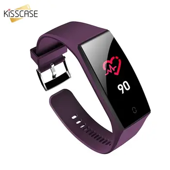 

KISSCASE 0.96 inch BT 4.0 Smart Watch Colorful Screen Sports Bracelet SmartWatch LCD display IP67 wristband Heart Rate Monitor