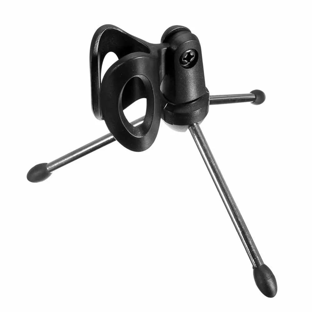 Регулируемый легкий мини настольный микрофон складной штатив подставка держатель кронштейн для микрофона с прочной резиновой крышкой