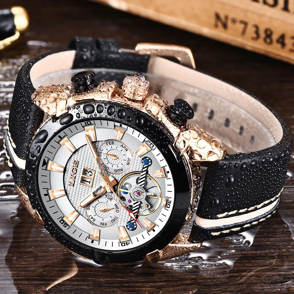 prova dwaterproof água relógios relogio masculino + caixa