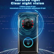 166 градусов 720 P встроенный аккумулятор wifi IP дверной звонок видео дверной телефон