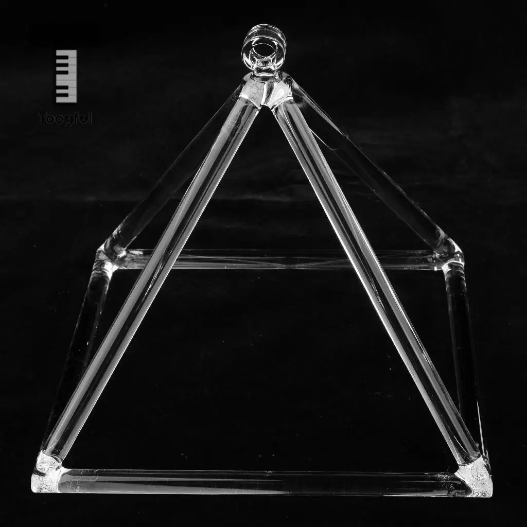 Tooyful Quartz Crystal Singing Pyramid A Note Third Eye Chakra for Relaxation Sound 7inch