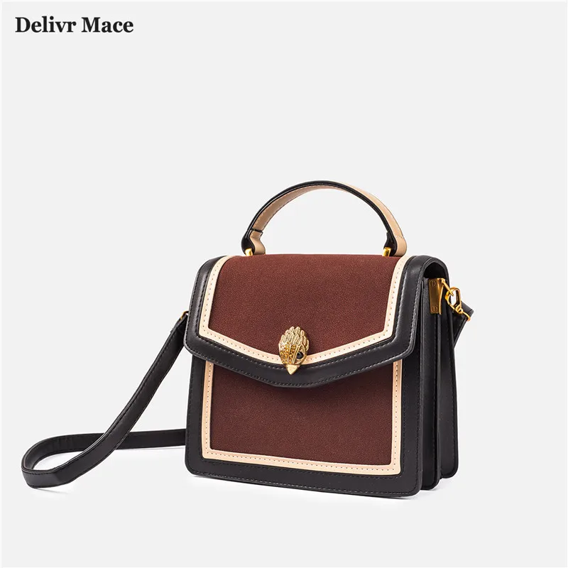 

Messenger Bag Women Small Brown Suede Flap 2019 Women's Crossbody Bags Sac A Main Shoulder Bag Female Ladies Crossbody Bag