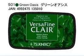 Tsukineko чернильные подушечки VersaFine CLAIR чернильные подушечки пигментные чернила быстрая сушка Япония - Цвет: 501