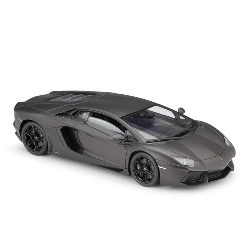 WELLY 1:18 Lamborghini Eventador Aventador LP700-4 сплав Ретро модель автомобиля классическая модель автомобиля украшение автомобиля коллекция подарок - Цвет: Черный