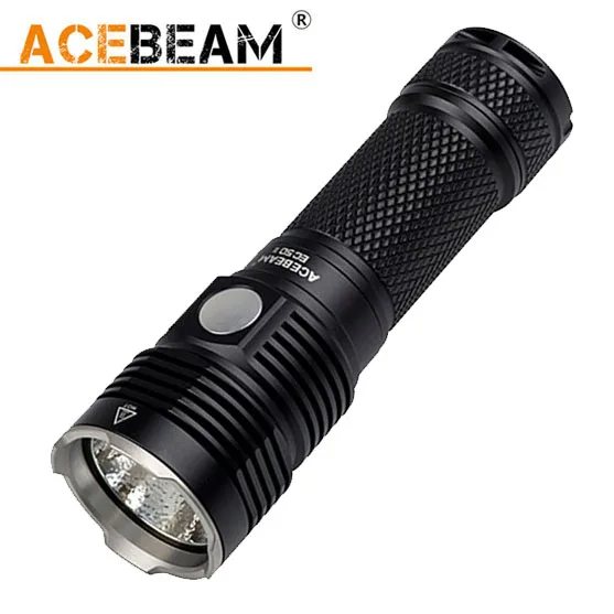 

New AceBeam EC50 GEN2 Search Flashlight CREE Xhp70 3000 Lumens 302M Side Switch Outdoor Rescue Light +1pcs 5000mAh 26650 Battery