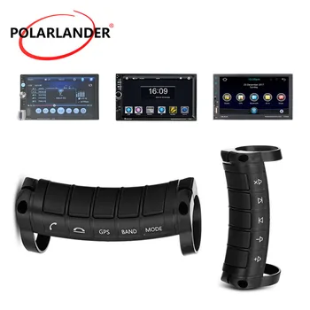 

Universal Remote Control Car Steering Wheel For Car Multimedia DVD Player Wireless GPS 10 Button Support Call Answer/Volume Set
