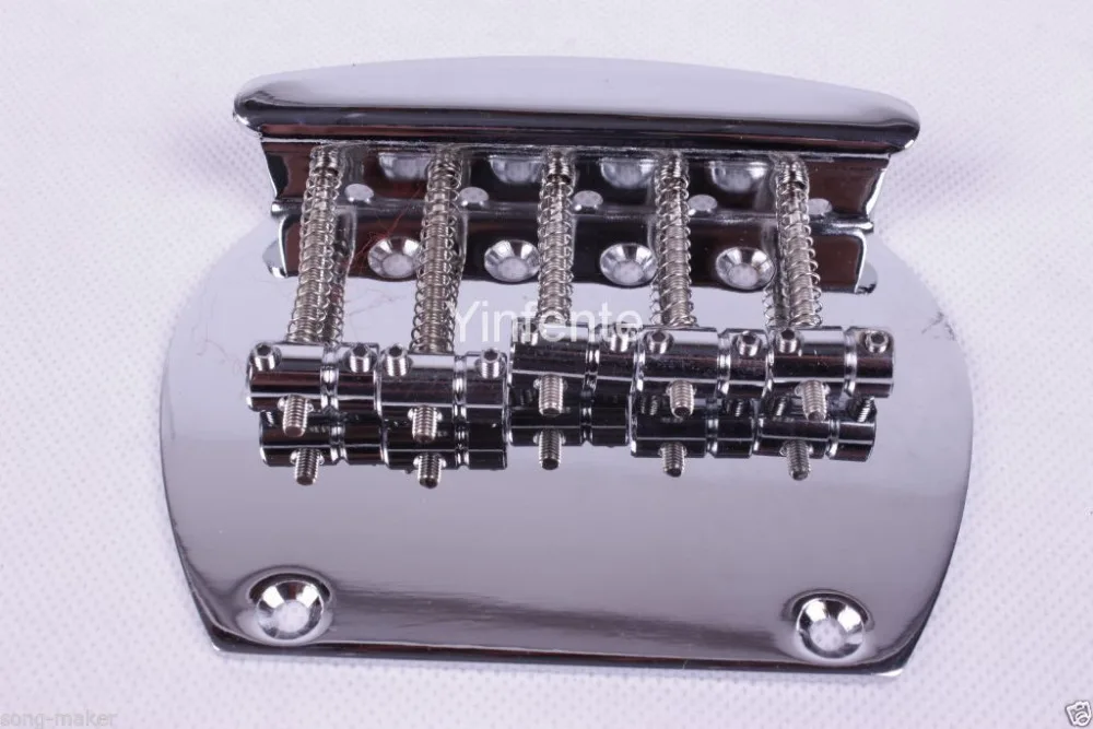 high quality Chrome 5 string Vintage Bass Guitar tailpiece Space 916